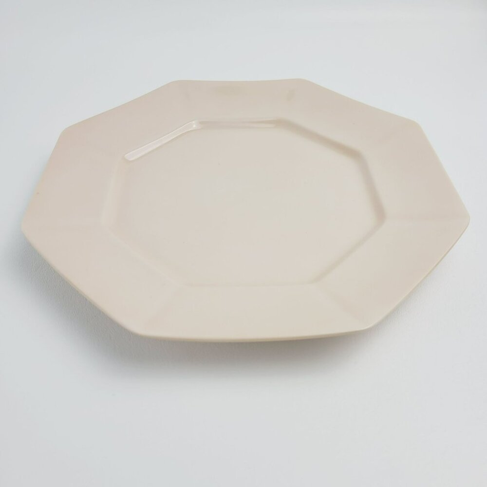 Fitz & Floyd Peach Octagonal Plate, Total Color Collection, Vintage c.1980s, Lig - Picture 3 of 8